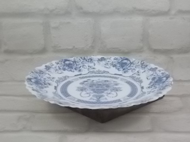 Lot De 12 Assiettes à Dessert Arcopal Honorine – Vintage 1960, Motif Floral Bleu/blanc