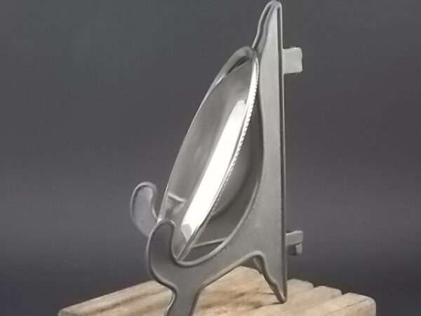 Assiette à Pain "Perles", en Métal Argenté 5g, poinçon Coupe. De Sté NPA - Orfèvrerie de France