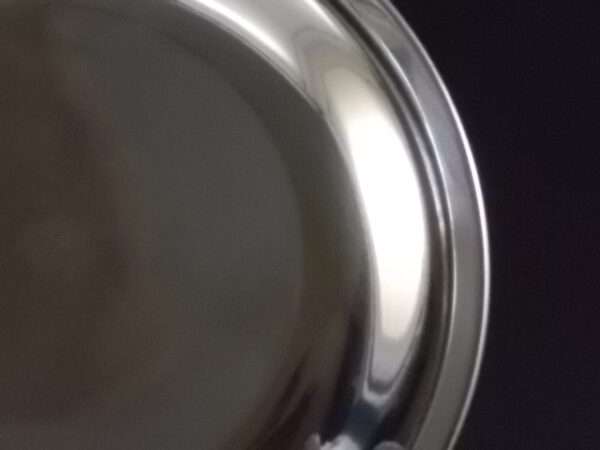 Assiette à Pain "Perles", en Métal Argenté 5g, poinçon Coupe. De Sté NPA - Orfèvrerie de France
