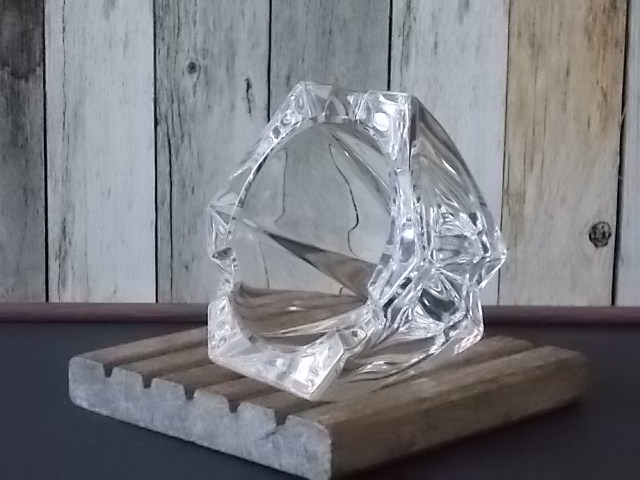 Cendrier Hexagonal en verre