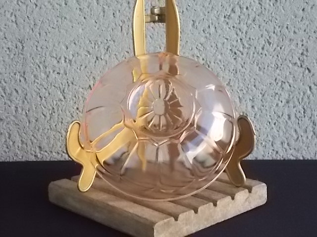 Coupelle ronde en verre Rose Saumoné – Image 8