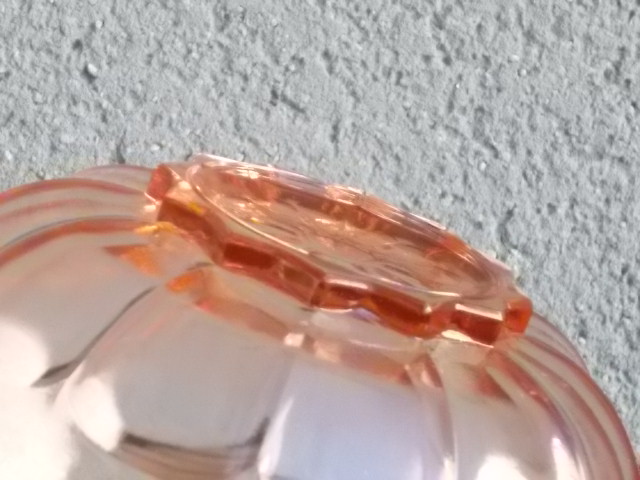Coupelle ronde en verre Rose Saumoné – Image 12
