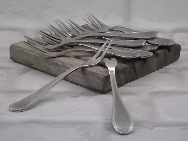 Fourchette à escargot 18/10 de 3mm finition miroir - Lot de 6 - Florence -  Amefa