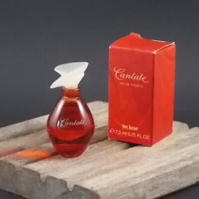 Cantate, miniature EdT 7,5 ml, avec sa boite. Parfum crée en 1995. De la maison Yves Rocher.