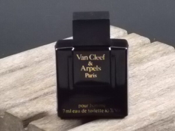 Van Cleef & Arpels, flacon en verre teinté Noir. Eau de Toilette 7 ml Homme de Van Cleef & Arpels