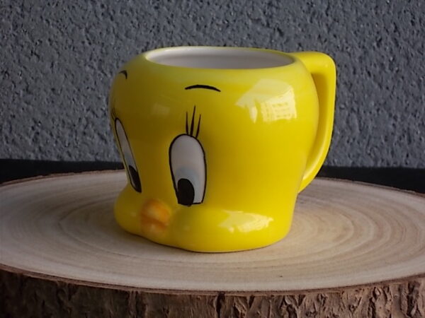 Mug, en céramique Jaune, représentant le personnage de "Titi", de Warner Bros. Distribué par Starline