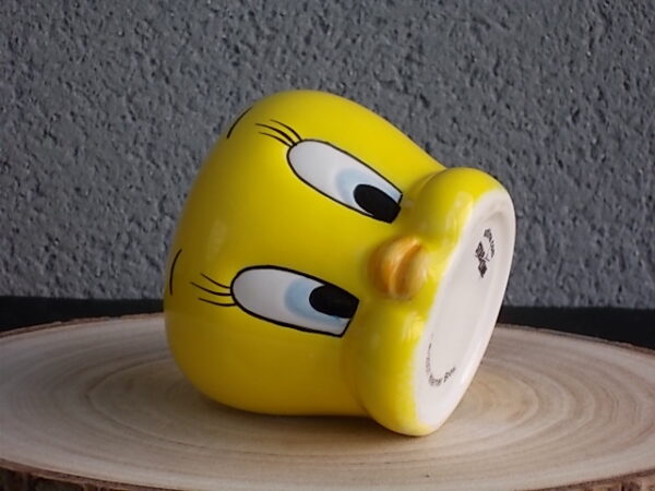 Mug, en céramique Jaune, représentant le personnage de "Titi", de Warner Bros. Distribué par Starline