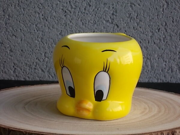 Mug, en céramique Jaune, représentant le personnage de "Titi", de Warner Bros. Distribué par Starline