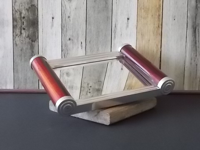 Petit plateau miroir 21,5 x 15 cm