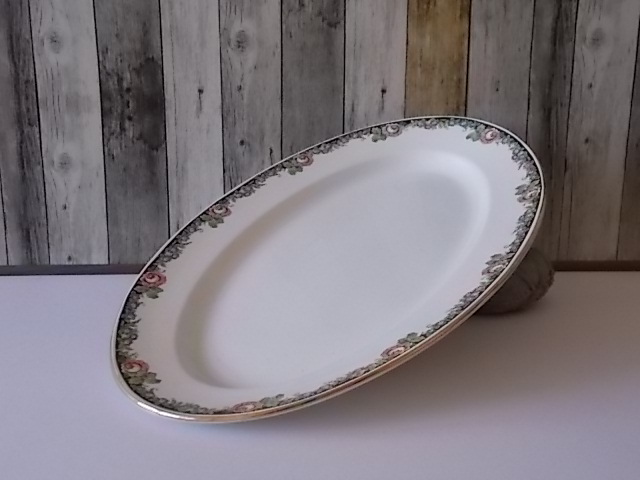 Plat ovale creux « 3984 » de Sarreguemines (1)