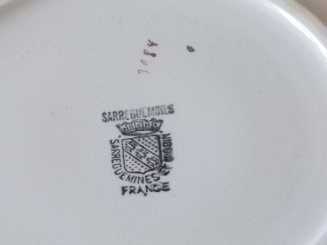 Plat à anses « 3984 » de Sarreguemines – Image 15