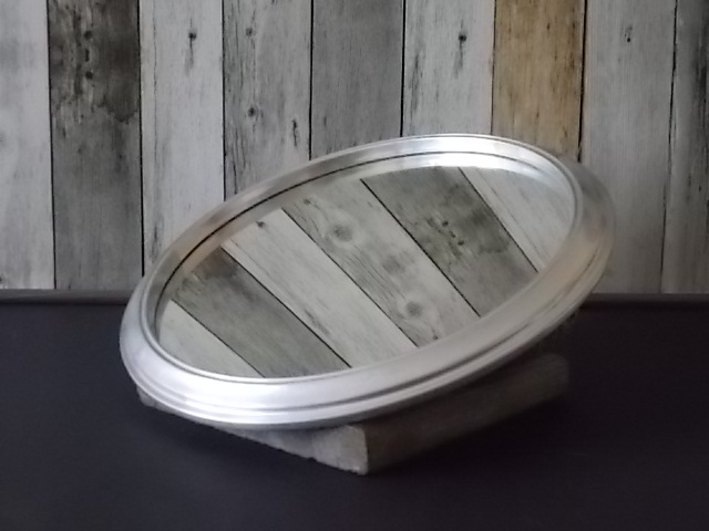 Plateau miroir rond 23 cm