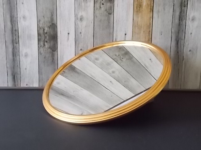 Plateau miroir rond 28,5 cm