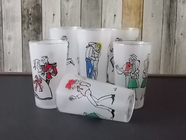 Verre "La danse de Cabu" de VMC Reims