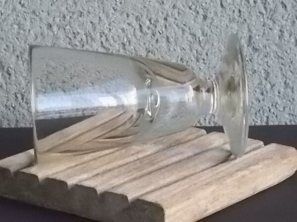Verre à Absinthe "Trompe-Œil", en verre soufflé épais à double fond de Bistro