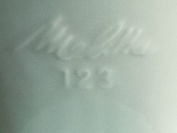 Verseuse et porte filtre 123, en céramique Vert pastel. Contenant 0.8 l. De la marque Melitta. Made in Germany.
