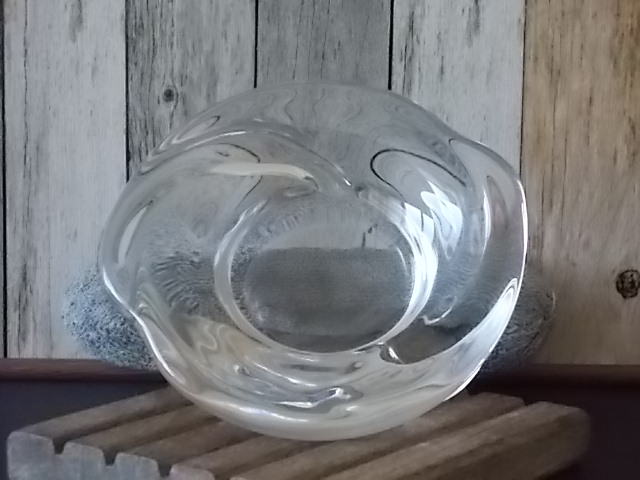 Vide poche en verre soufflé