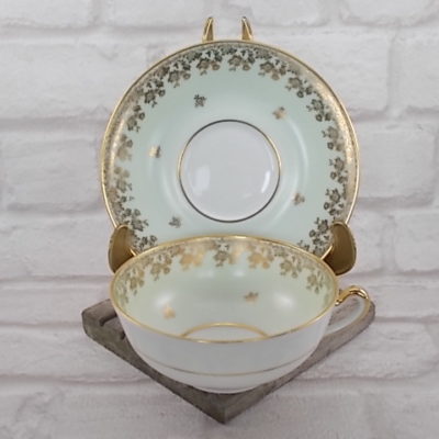 Service à Café Vintage Arcopal Motif Marguerite, Verre Blanc, France 1960, 8 Tasses